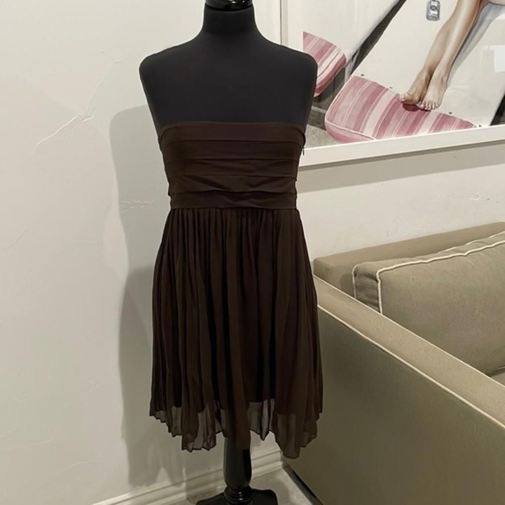 Alice & Olivia Chocolate Brown Dress SZ M EUC